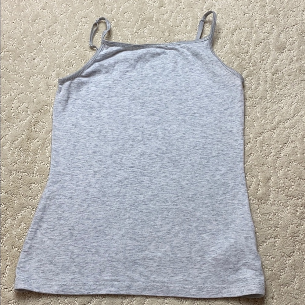 Old Navy fitted, heathered grey, undershirt, tank